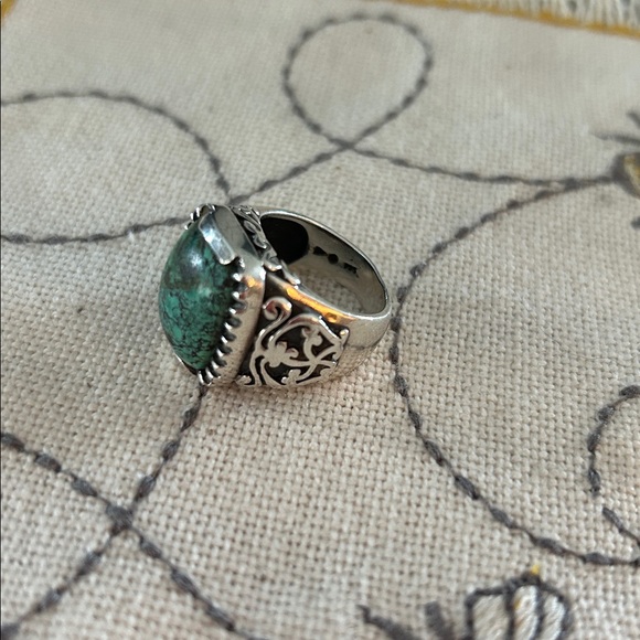 “Silpada” silver 9.25 turquoise ring , size 7 - Picture 9 of 10